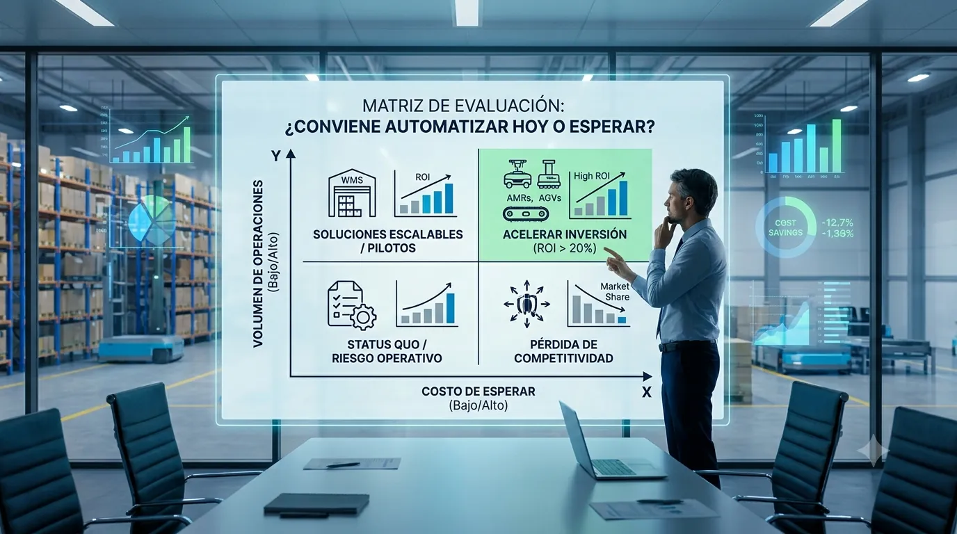 Tendencias en automatización de almacenes: De la robótica móvil (AMRs) a la analítica predictiva